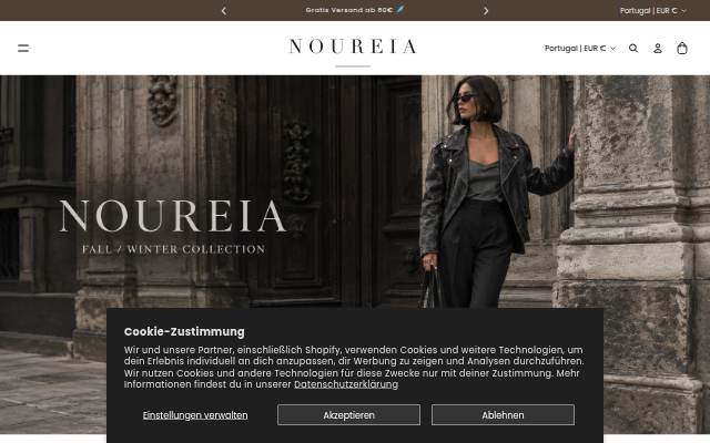 Noureia storefront