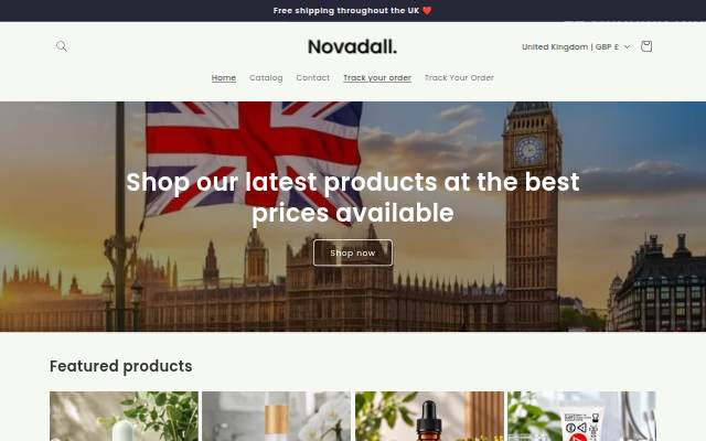 Novadall storefront