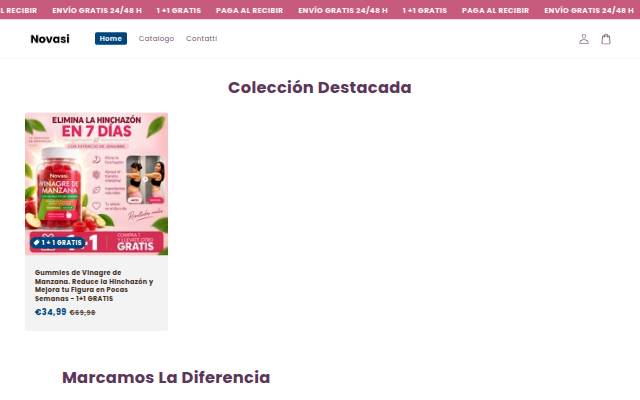 novasishop.com storefront