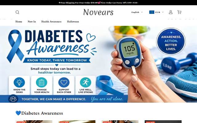 Novears storefront
