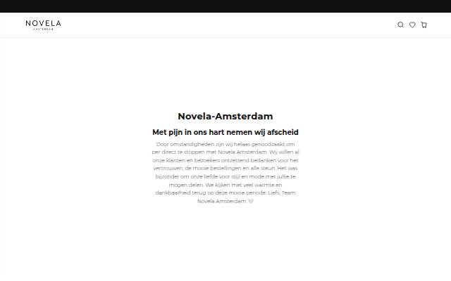Novela-Amsterdam storefront