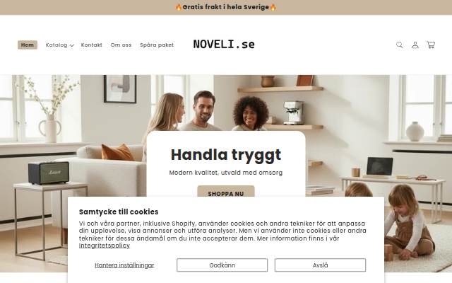 Noveli storefront