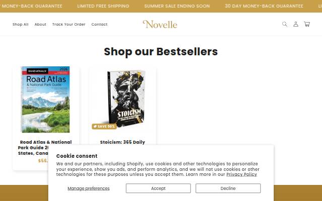 Novelle storefront