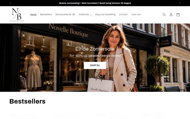 Novelle Boutique storefront