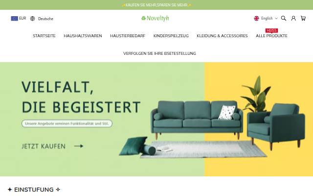 Vitrine de NOVELTYH
