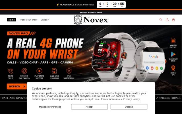 NOVEXWATCH storefront