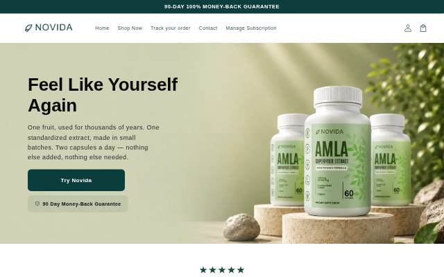 Novida storefront