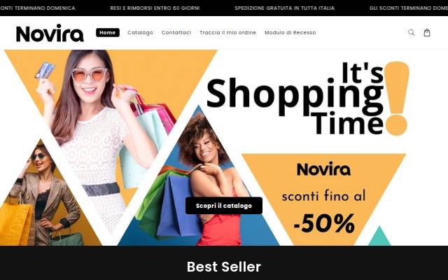 Novira storefront