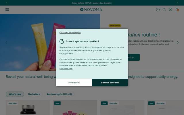Novoma storefront