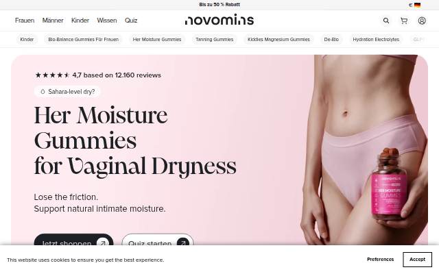 Montra da Novomins Nutrition