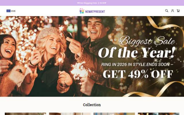 Nowatpresent storefront