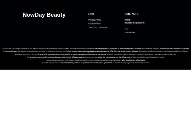 Nowday Beauty storefront