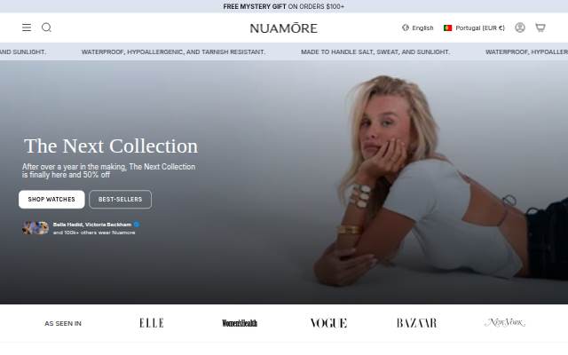 Nuamōre storefront