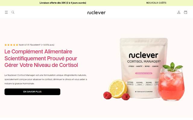 Nuclever France storefront