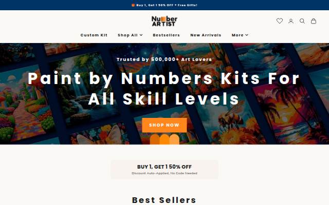Number Artist storefront