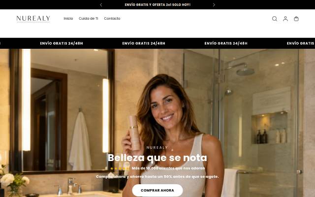 Nurealy ES storefront