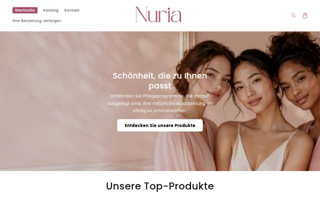 Startseite von Nuria DE