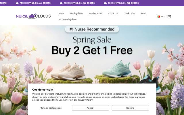 Nurse Clouds storefront