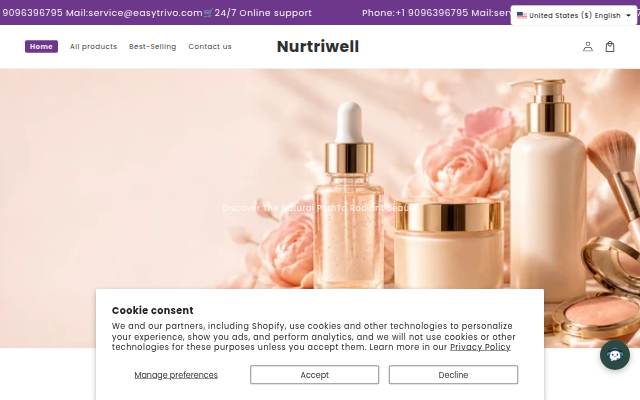 Nurtriwell storefront