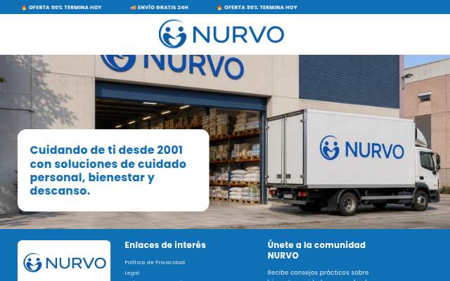 Nurvo storefront