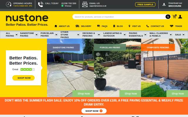 Nustone storefront