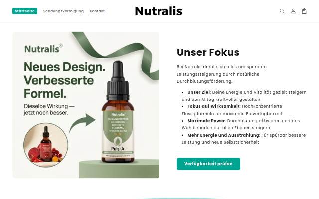 Escaparate de Nutralis