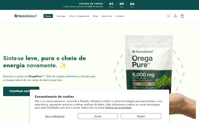 NUTRASELECT® storefront