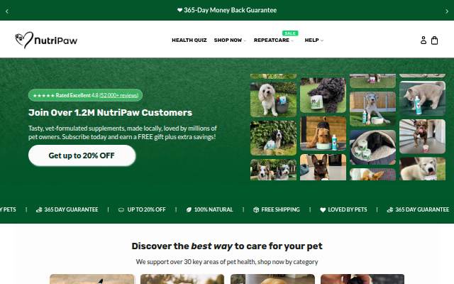 NutriPaw storefront