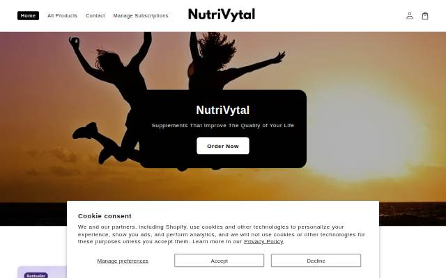 NutriVytal storefront