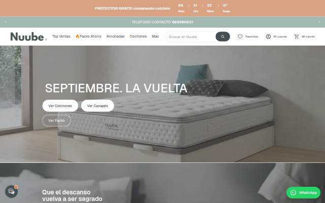Nuube Descanso® storefront