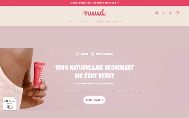 NL nuud | fresh armpits worldwide storefront