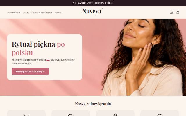 Nuveya storefront