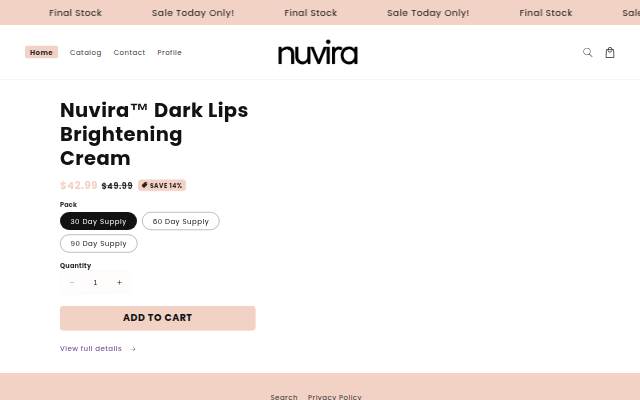Nuvira storefront