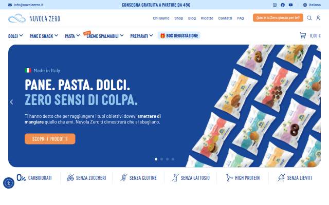 Nuvola Zero storefront