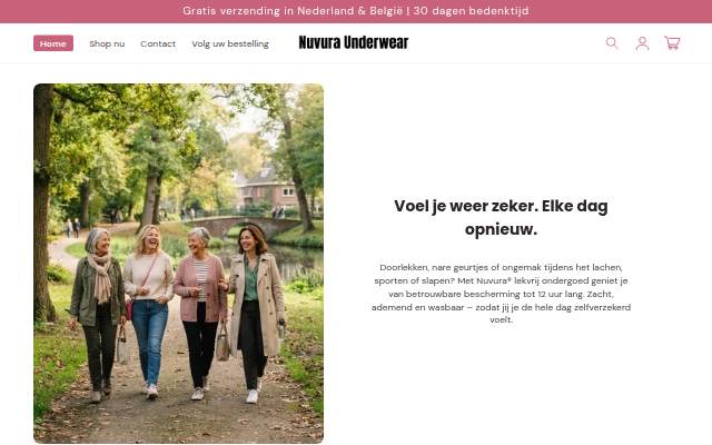 Nuvura storefront