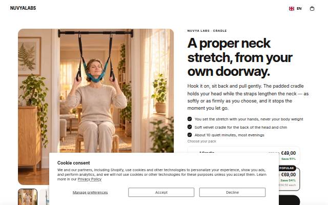 NUVYALABS storefront