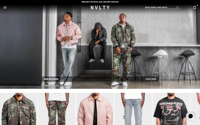 N V L T Y storefront