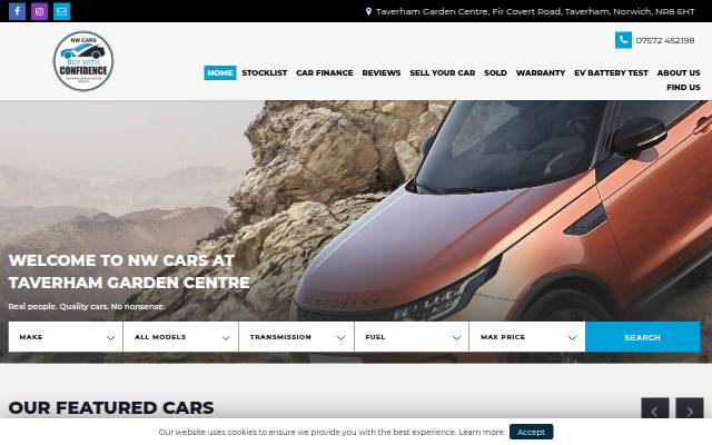 NW Cars Taverham storefront