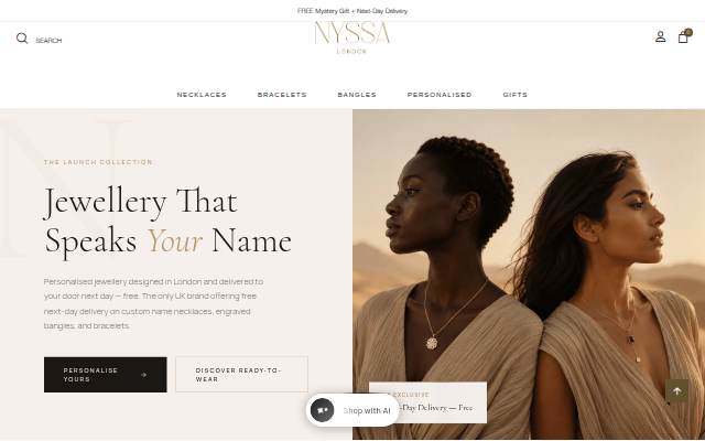 Nyssa London storefront