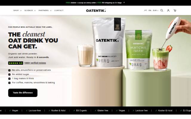 OATENTIK storefront