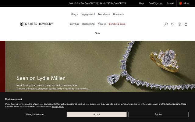 OBJKTS Jewelry storefront