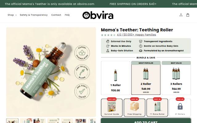 Obvira storefront