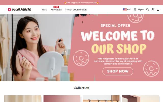 OCCURRENCTE storefront