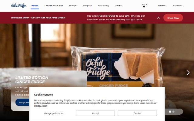 ochilfudge.co.uk storefront
