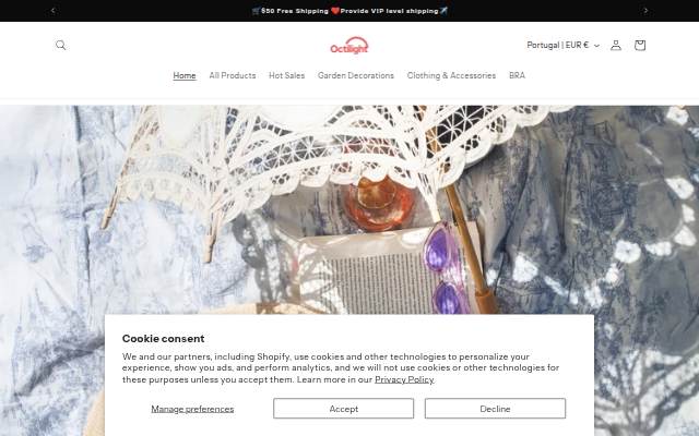Octilight storefront