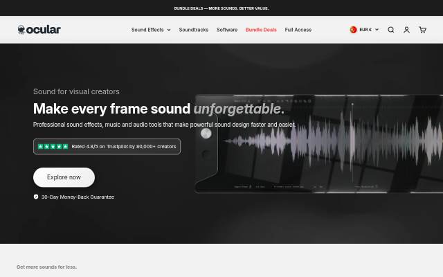 Ocular Sounds storefront