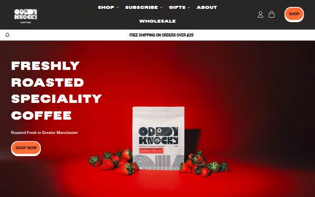 Oddy Knocky Coffee storefront