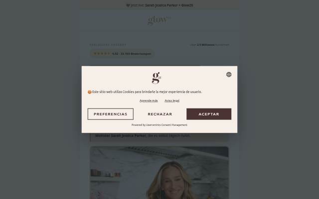 Glow25® Kollagen storefront