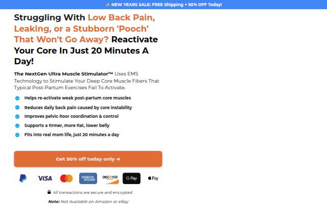 Sales Page storefront