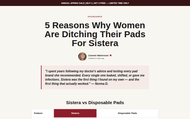 Listicle storefront